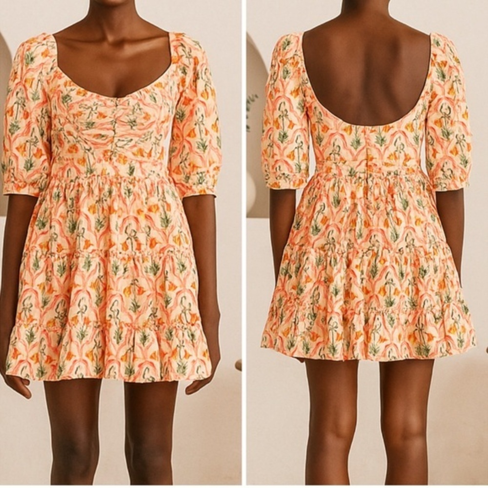 Agua by Agua Bendita Guanabana Sabanero Atardecer Mini Dress